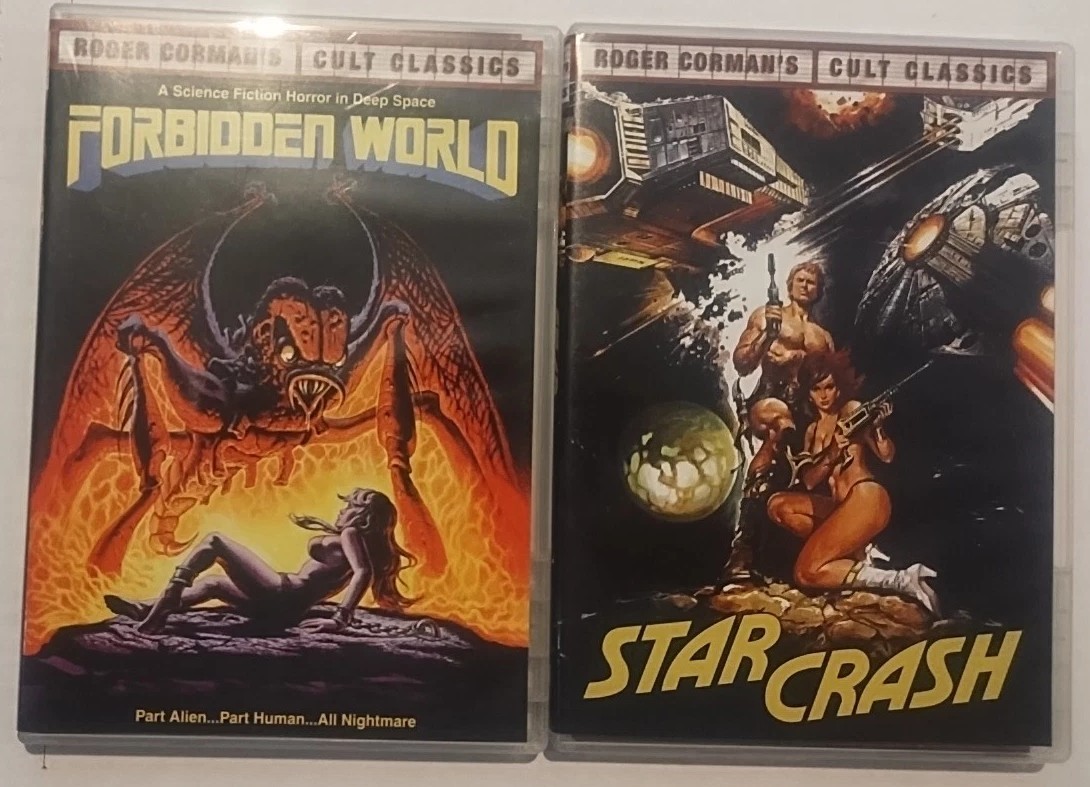 Forbidden World +Star Crash (Roger Cormens Cult Classic 2-Disc Sets) LikeNew f/s