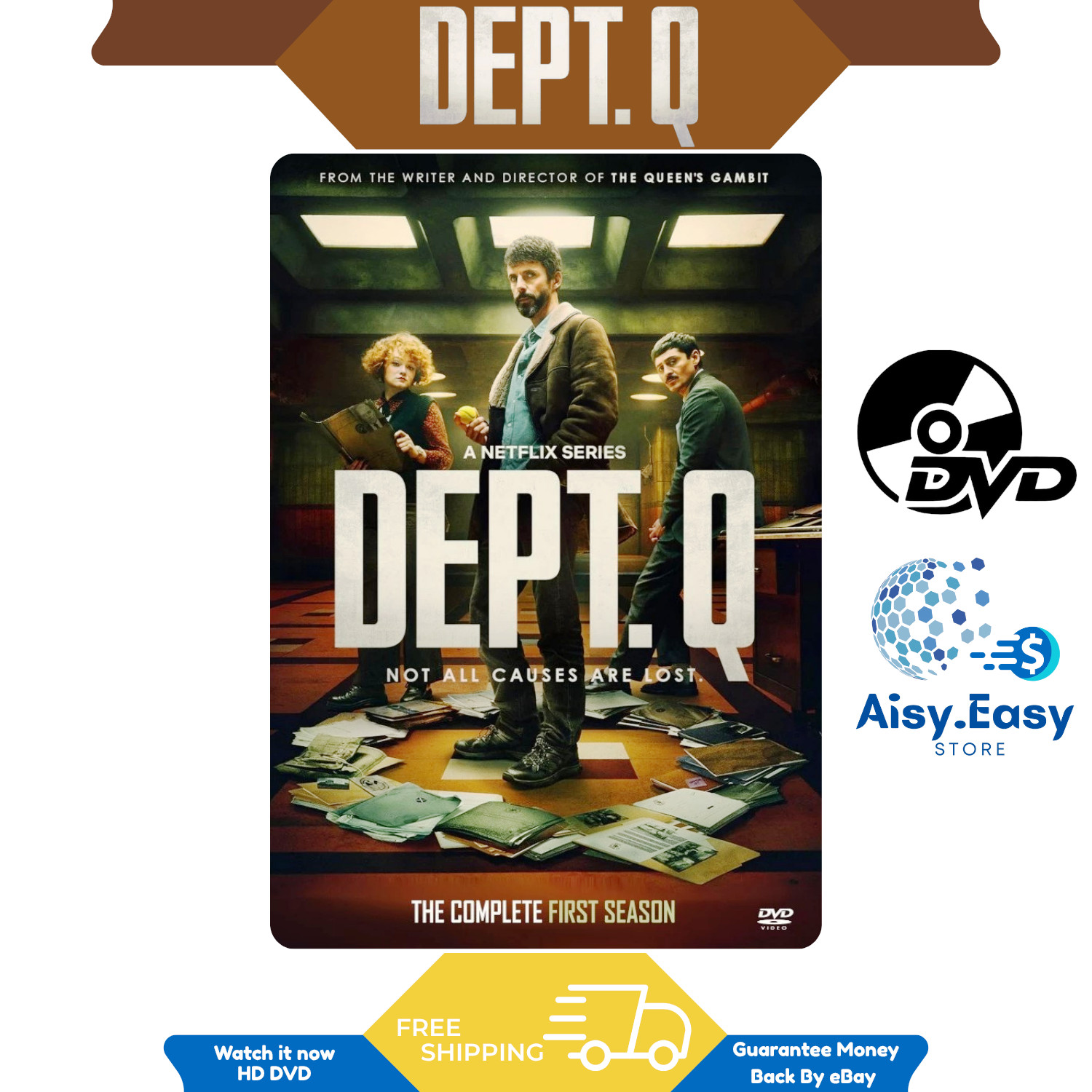 Dept. Q The Completed Series Crime Drama Mystery Thriller Region Free DVD