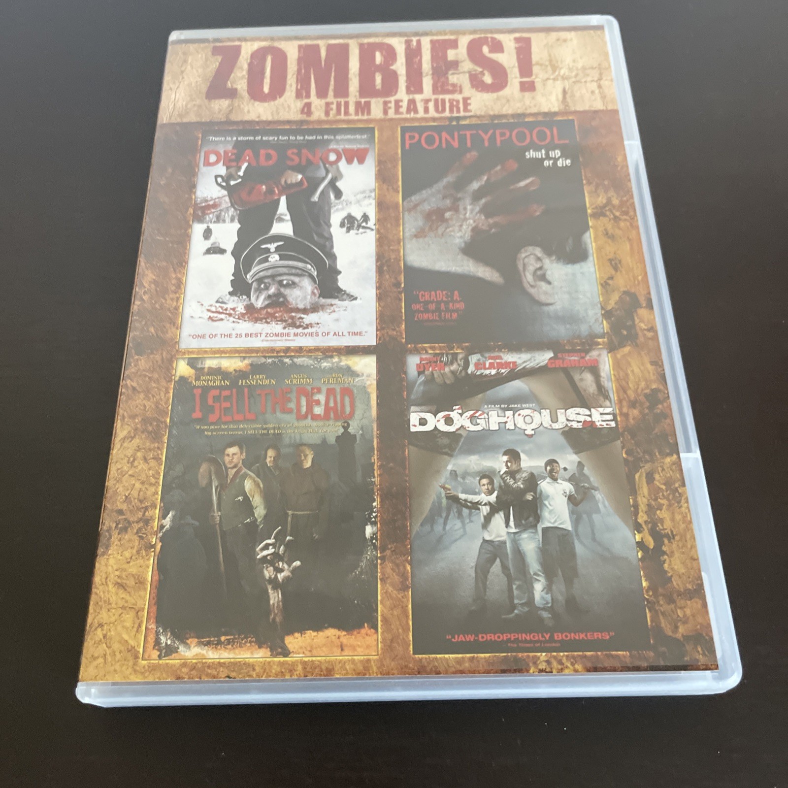 Zombies! 4 Film Feature (DVD 2013) Horror Movies Brand New Sealed Free Shipping