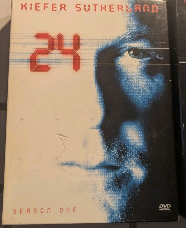 24 TV Show Seasons 1-5 DVD Box Set Lot Kiefer Sutherland Jack Bauer Used