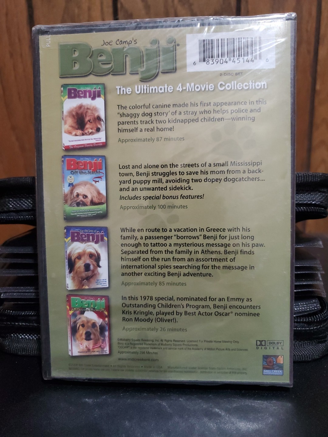 NEW Benji The Ultimate 4 Movie Collection Joe Camp DVD VTG 300 Minutes Sealed