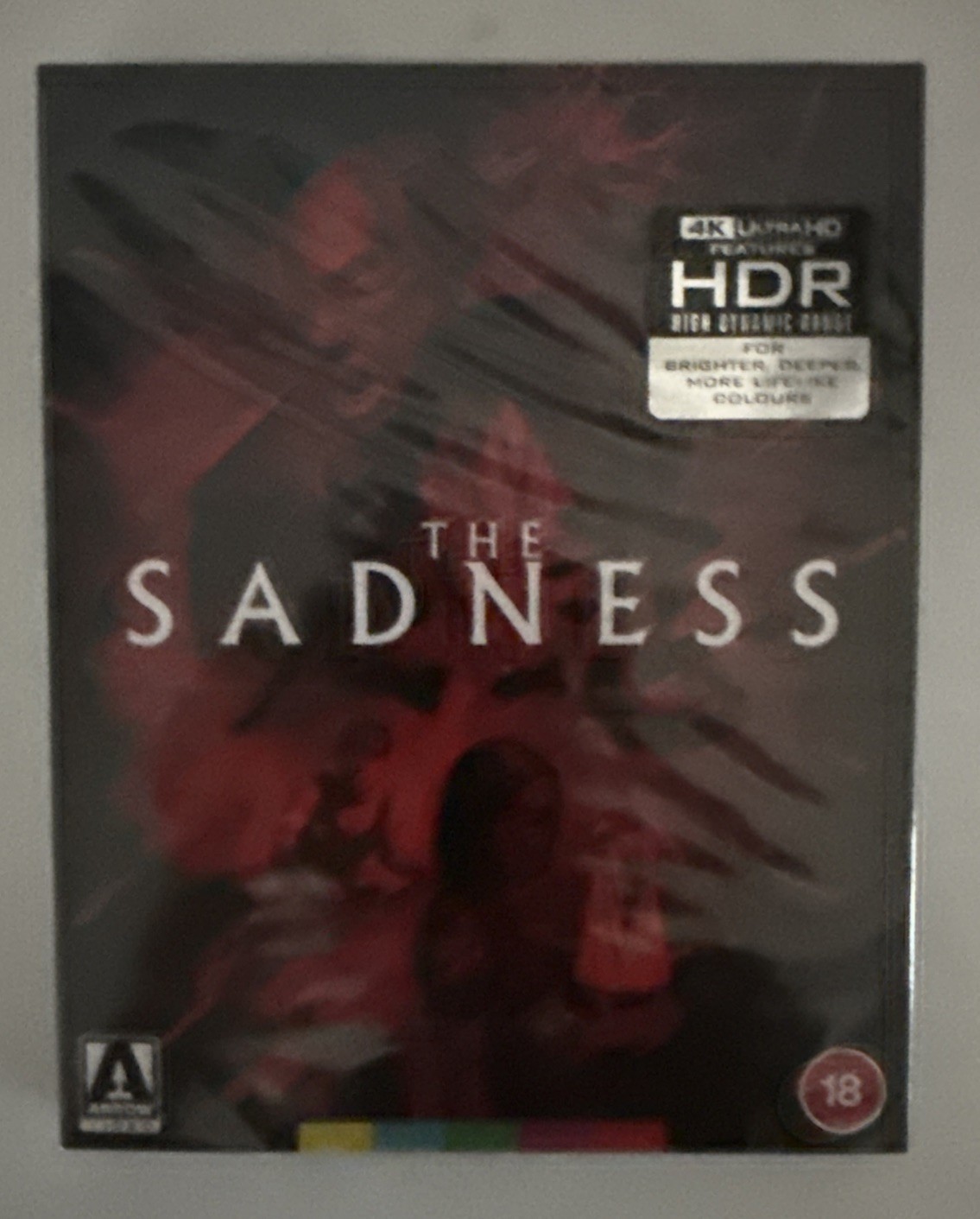 The Sadness 4K UHD Blu-ray (UK)[2021] Arrow Slip; New!! Sealed!!