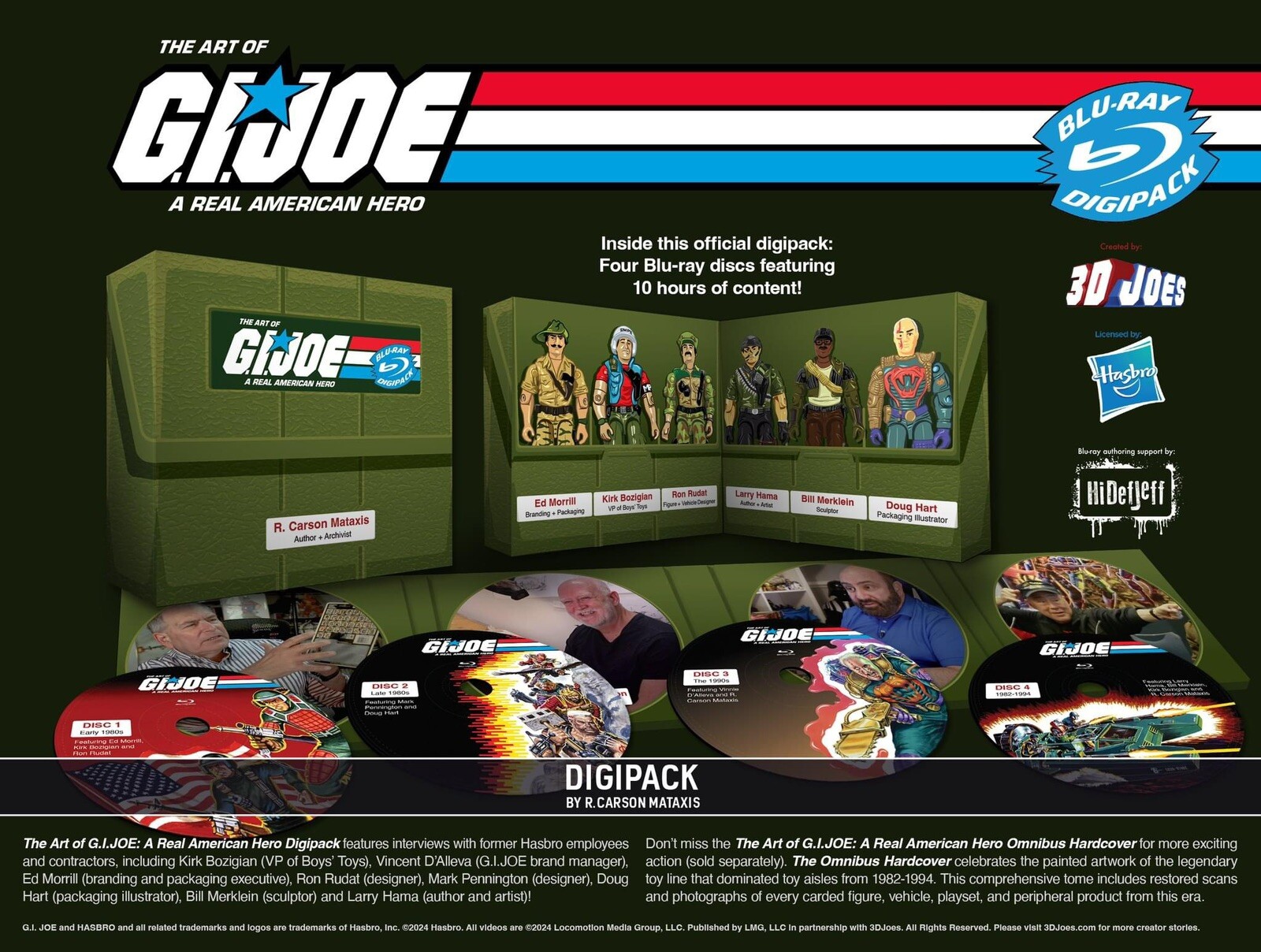 The Art Of G.I.JOE: A Real American Hero Blu-ray Digipack SIGNATURE EDITION!