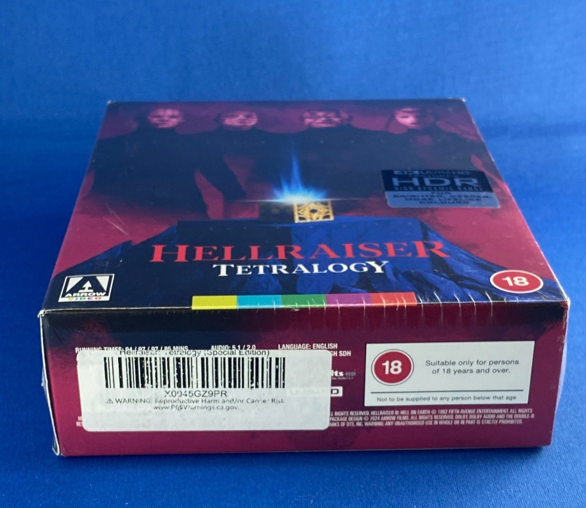 Hellraiser Tetralogy 4K Ultra HD Box Set (Arrow Video)