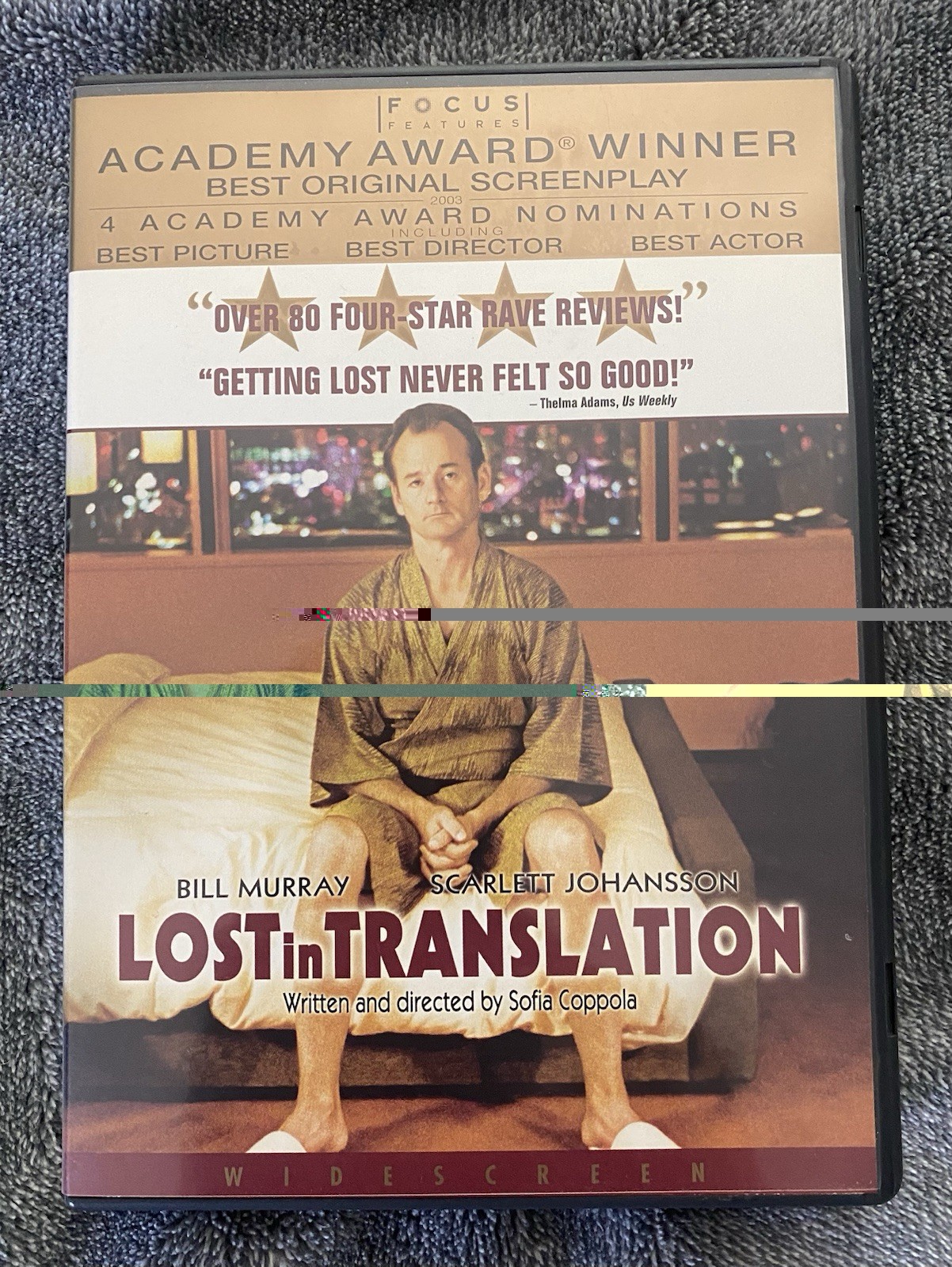 502- Lost In Translation DVD 2003 Bill Murray Scarlett Johansson Like New