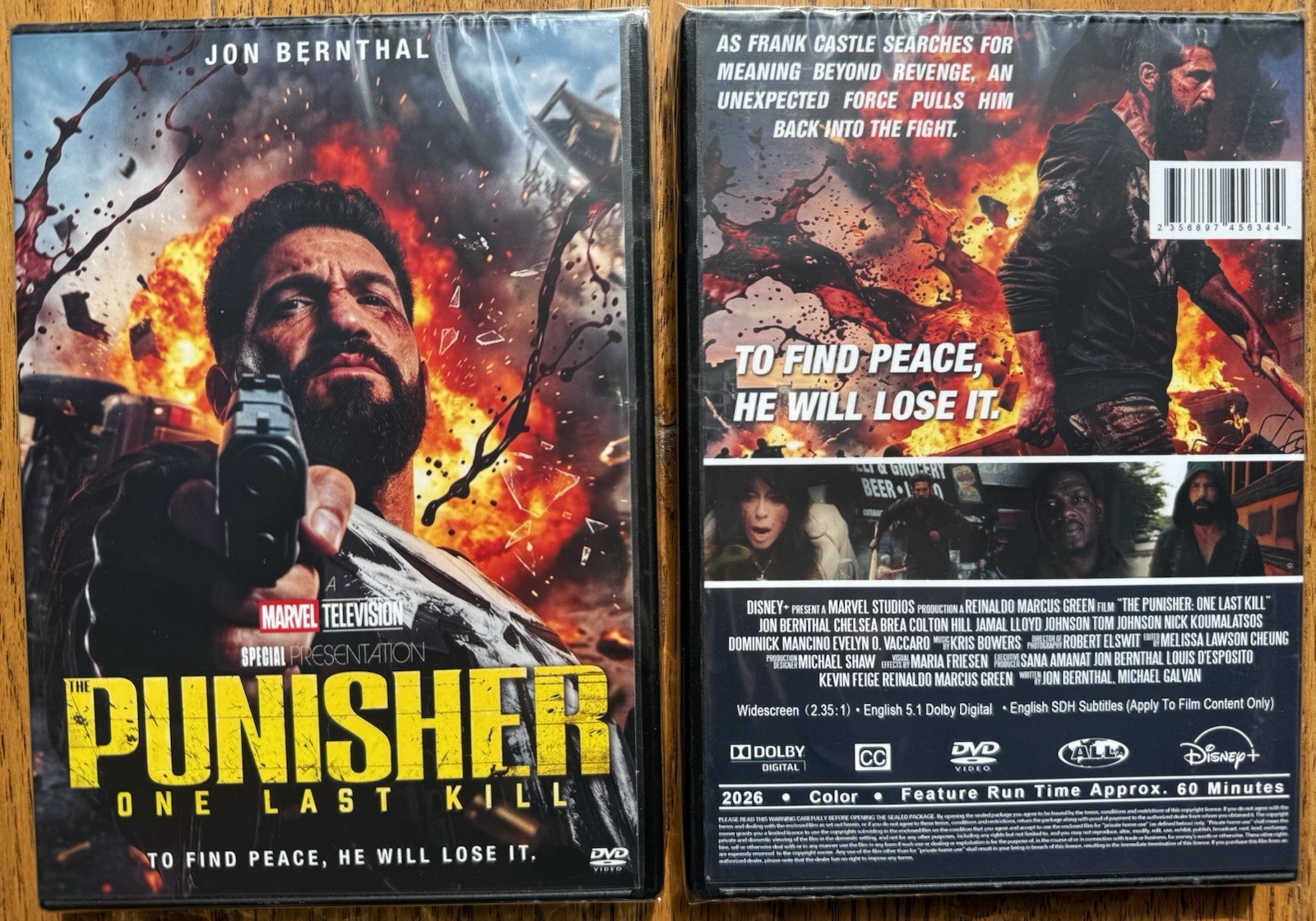 The Punisher: One Last Kill (2026) DVD, Brand New, Sealed