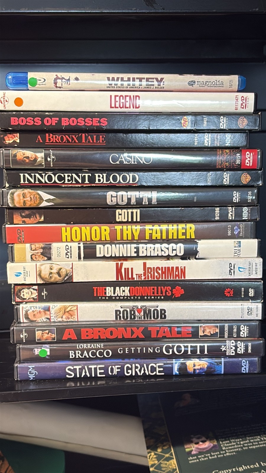 DVD Movie Film LOT Gangster Mob Mobster Mafia Crime Criminal Gotti