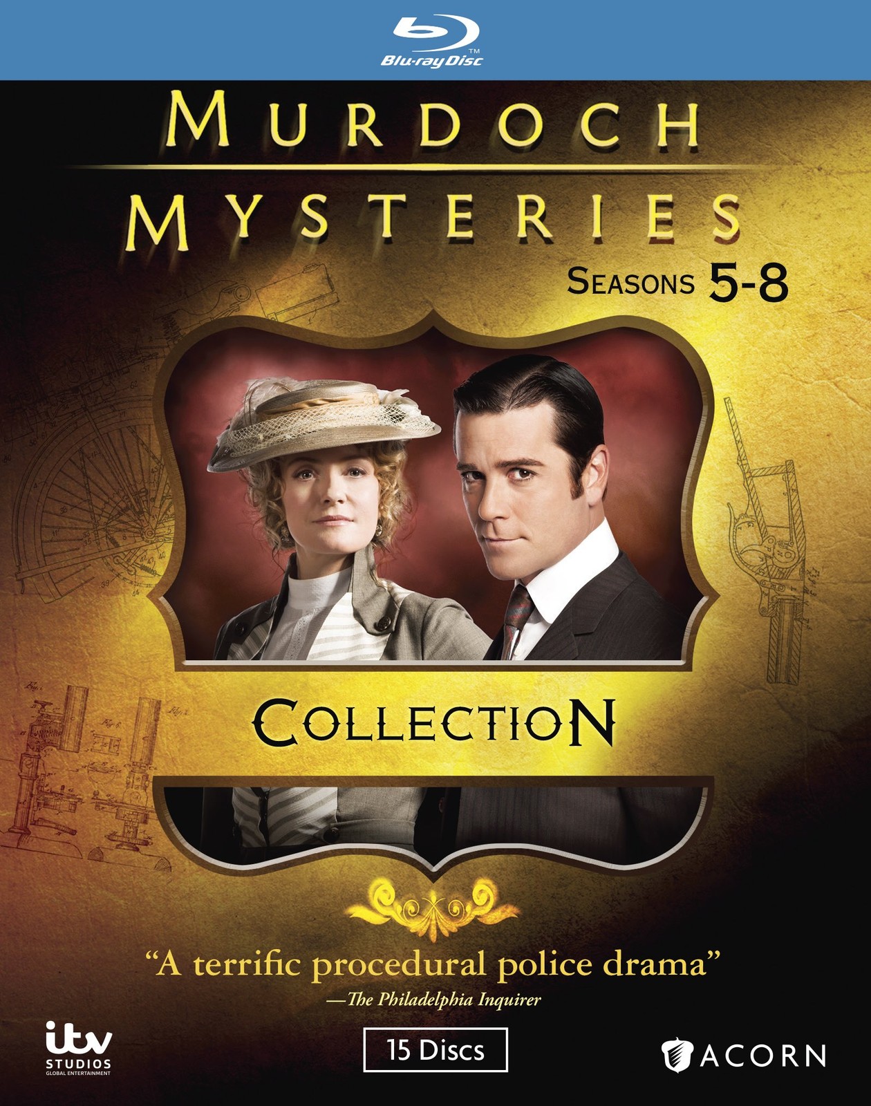 Murdoch Mysteries Collection 5-8 (Blu-ray) Yannick Bisson