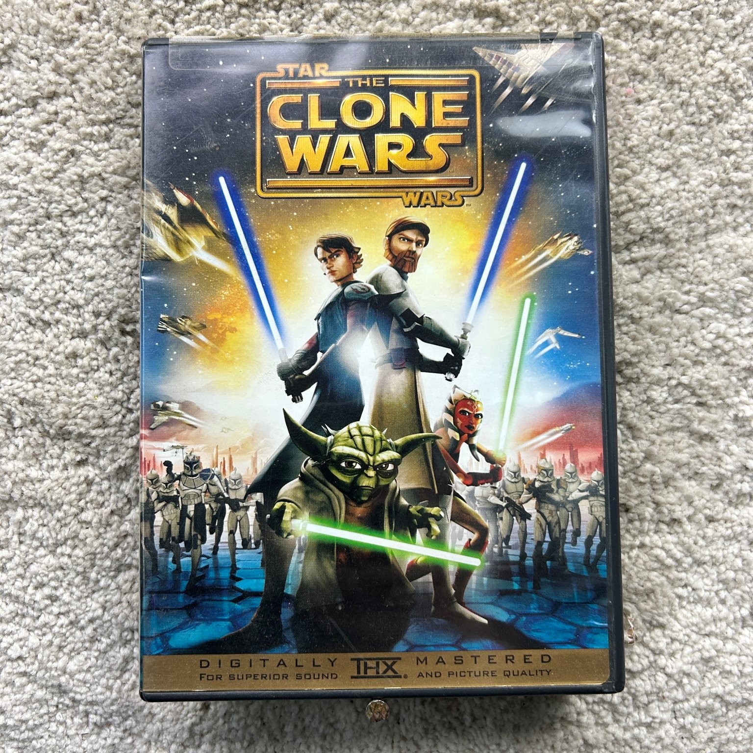 Star Wars: The Clone Wars DVD 2008 Dave Filoni Digitally THX Mastered