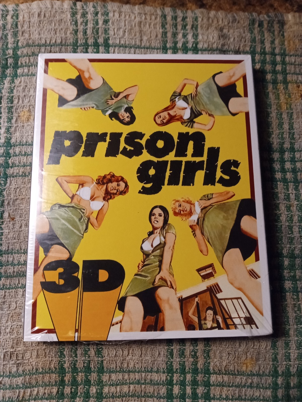 Prison Girls 3D Blu-Ray Slipcover Only In Plastic! – no disc