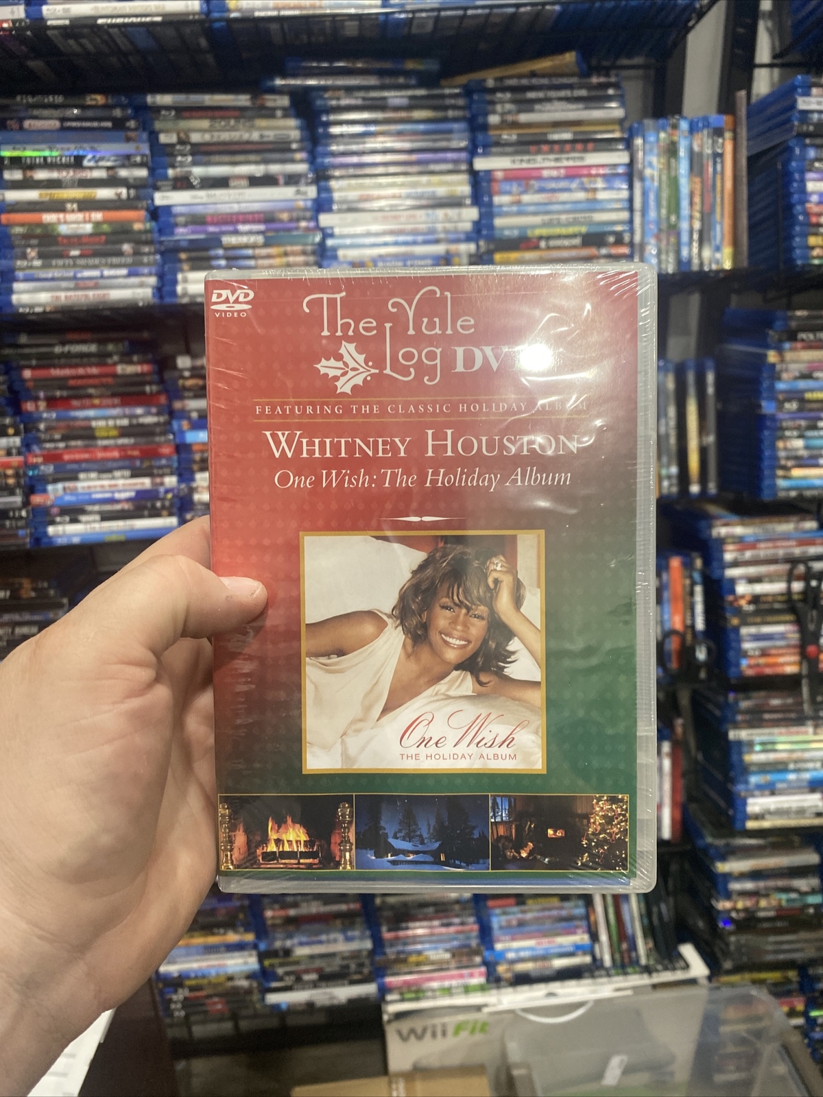 Whitney Houston: One Wish -The Holiday Album: The Yule Log Edition DVD 2010-2003