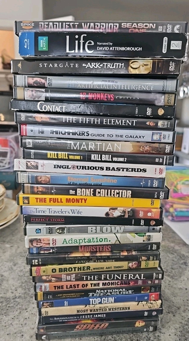 Lot Of 29 DVDs Movies, TV Shows, Various Genres, Horror, Comedy, Action & more