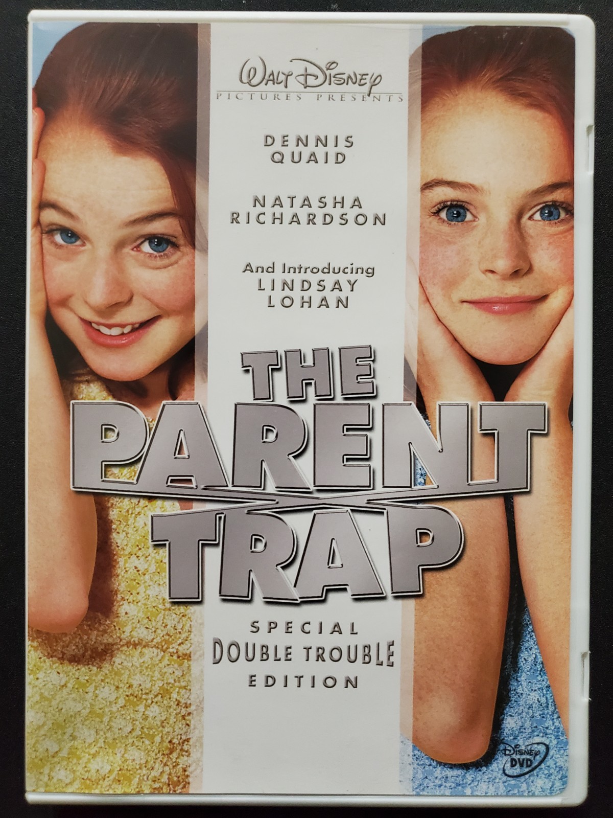 The Parent Trap DVD w/ Insert Lindsay Lohan Dennis Quaid 1998 Disney R1 OOP