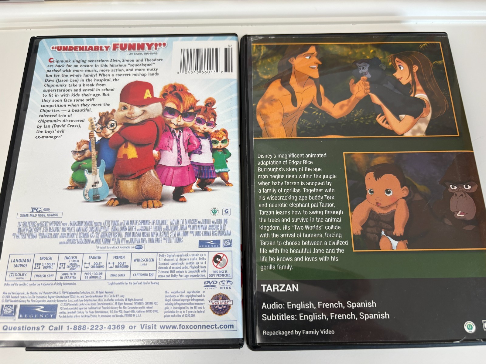 Lot of 6 Kids, Pre-Teen, Disney Included Movies – See Description for Titles