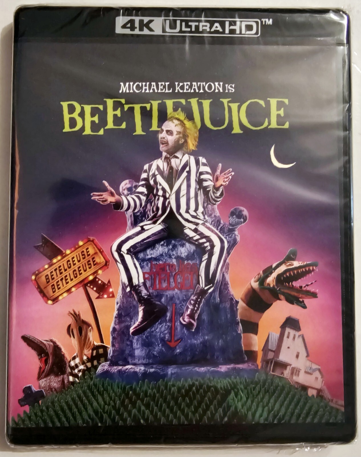 BEETLEJUICE 4K ULTRA HD MICHAEL KEATON BRAND NEW FAST SHIPPING
