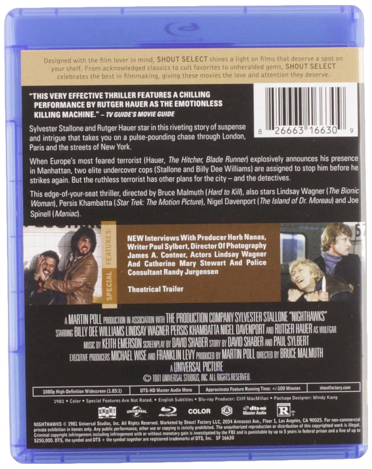 Nighthawks Blu-ray