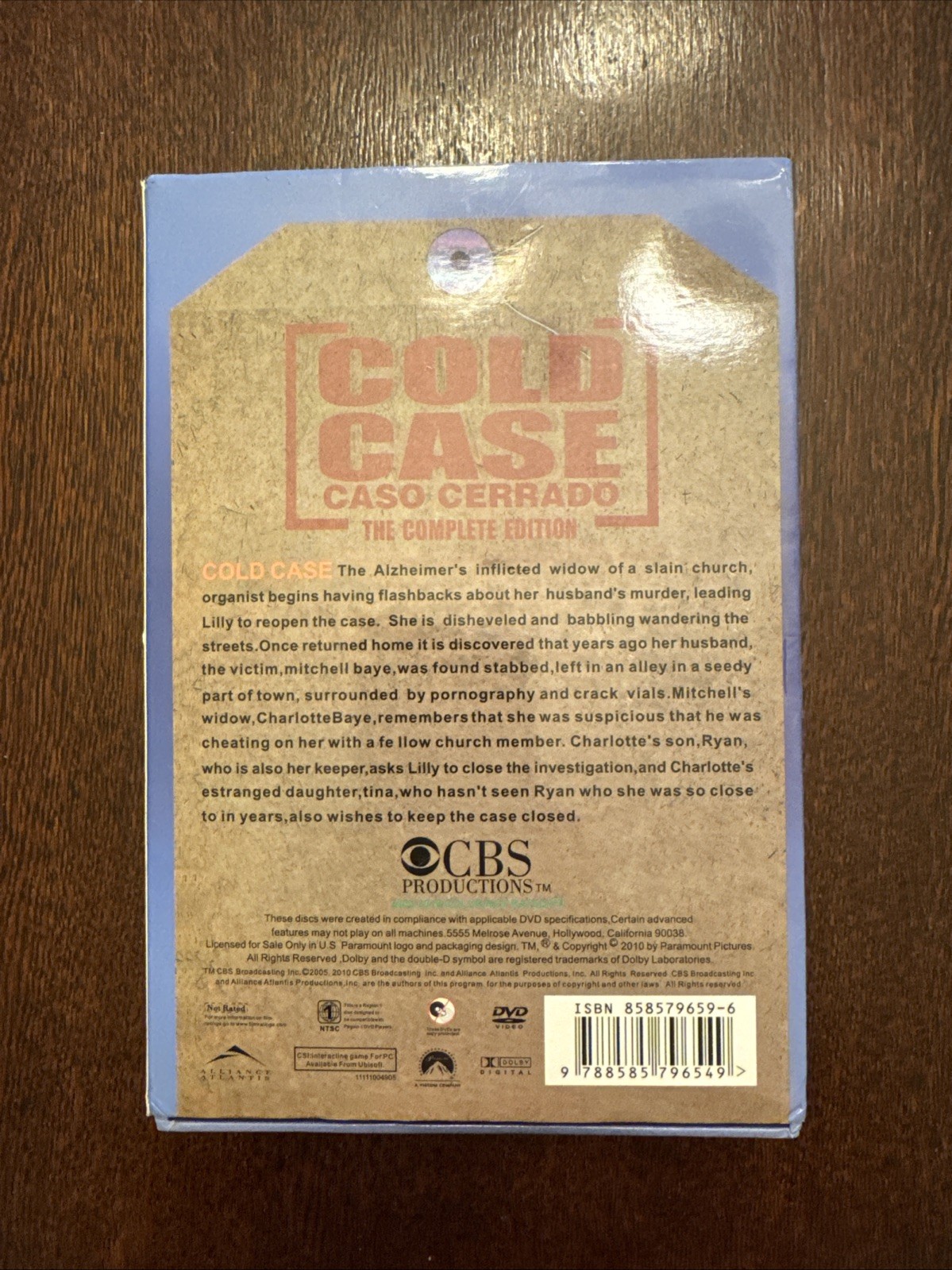 Cold Case Caso Cerrado The Complete Edition DVD Box Set Complete RARE