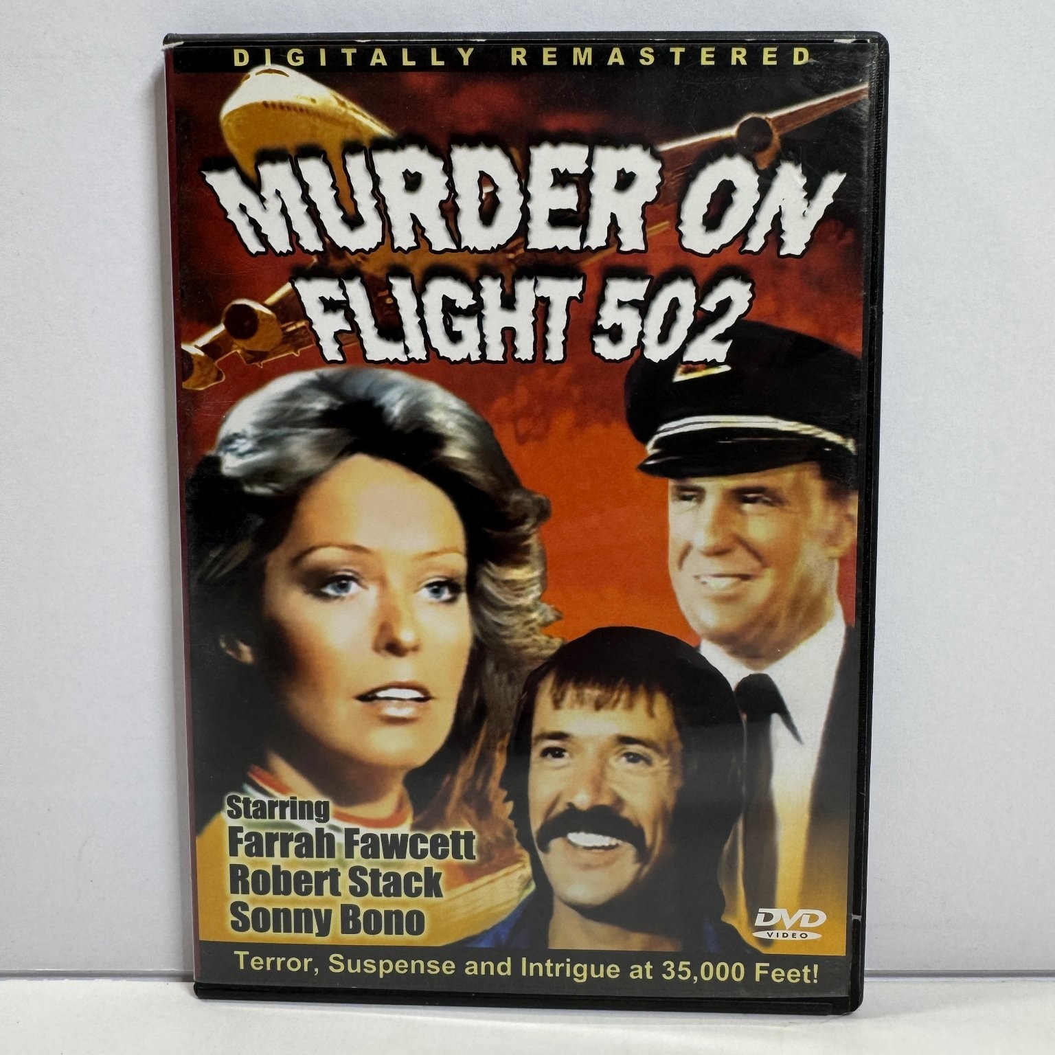 Murder on Flight 502 DVD 2004 Farrah Fawcett Robert Stack Digitally Remastered