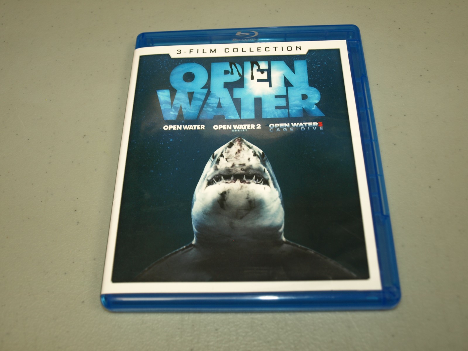 Open Water Trilogy 3-Film Collection Blu-Ray Horror Movie 2 Adrift 3 Cage Dive