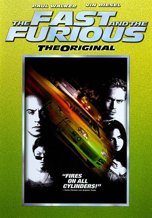 The Fast and the Furious (DVD) – – – **DISC ONLY** – – – **NO CASE**