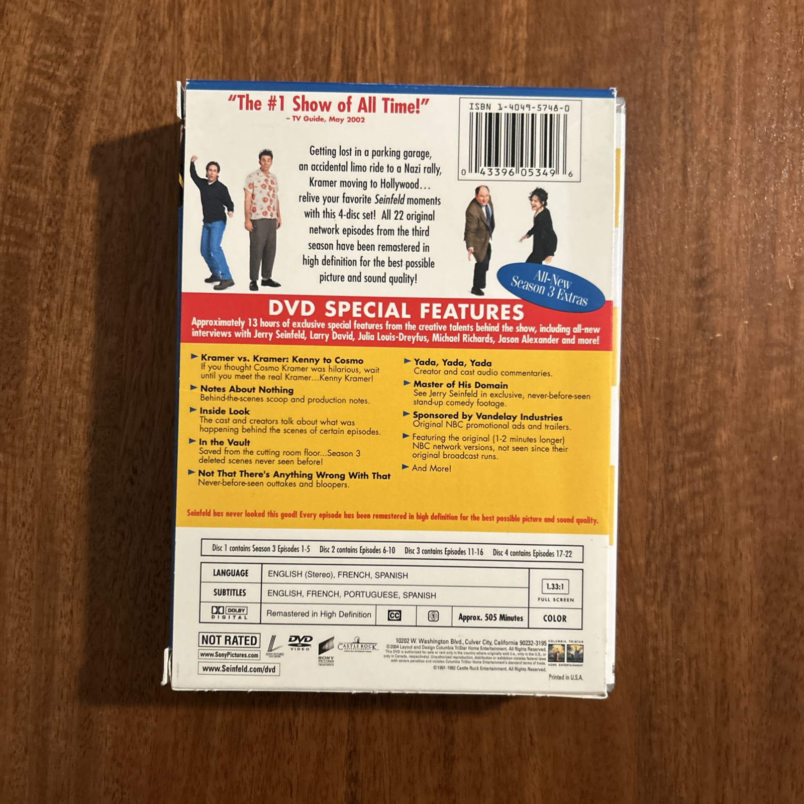 Seinfeld DVD Season 1-9 Complete Series