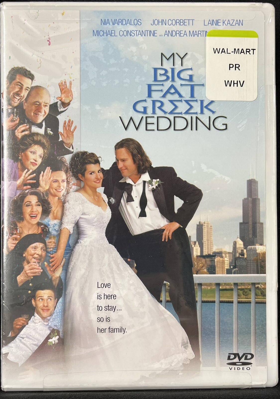 My Big Fat Greek Wedding DVD New Sealed 2002 Nia Vardalos John Corbett Playtone