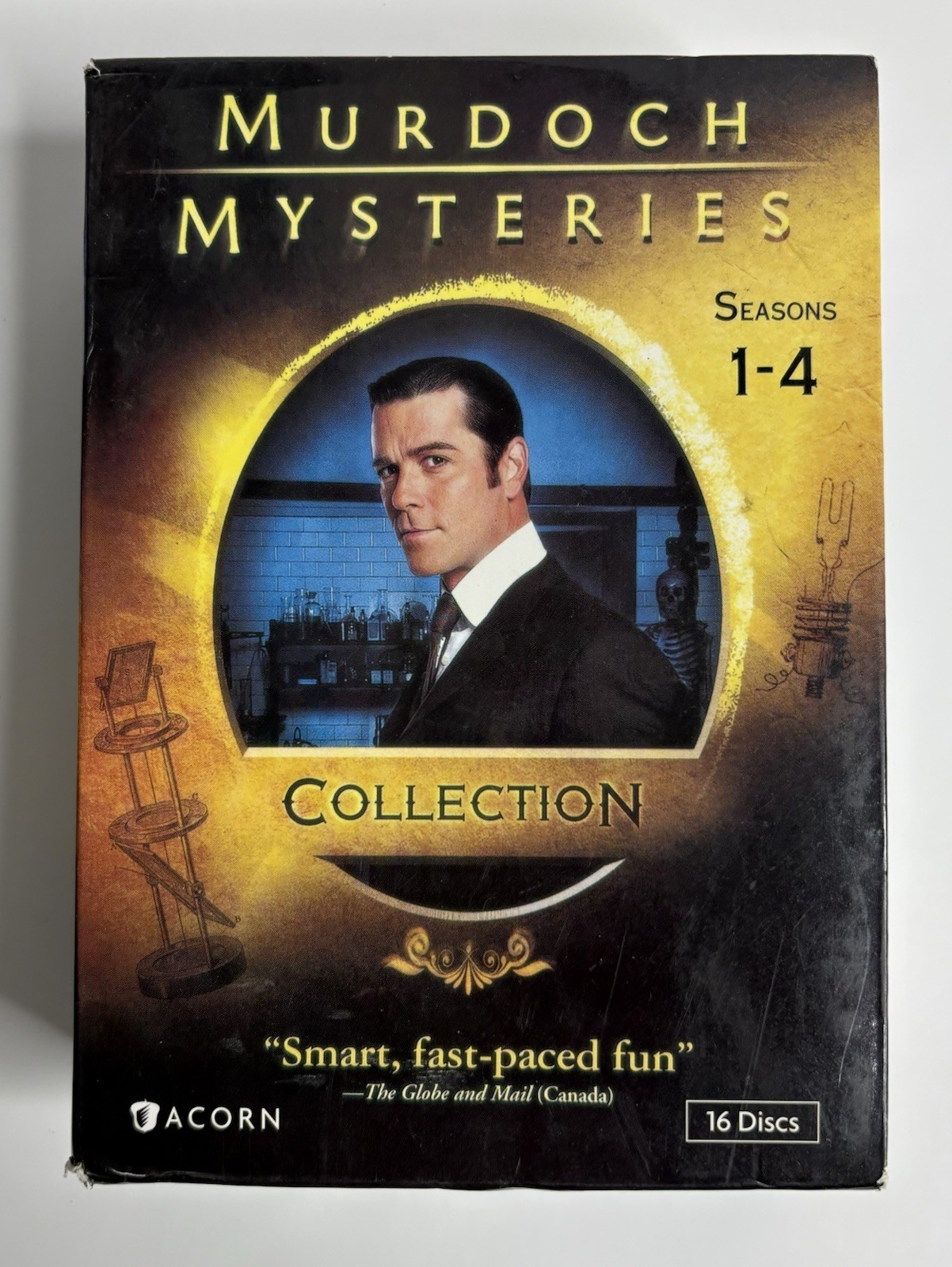 Murdoch Mysteries COMPLETE Series Collection Season 1-4 DVD 16-Disc Set