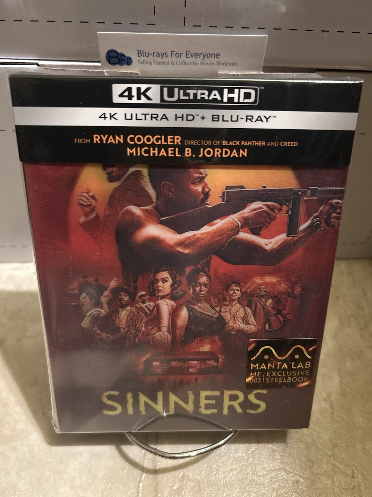 Sinners 4K Double Lenticular A SteelBook UHD Blu-ray [2025] MANTA LAB ShpNextDay