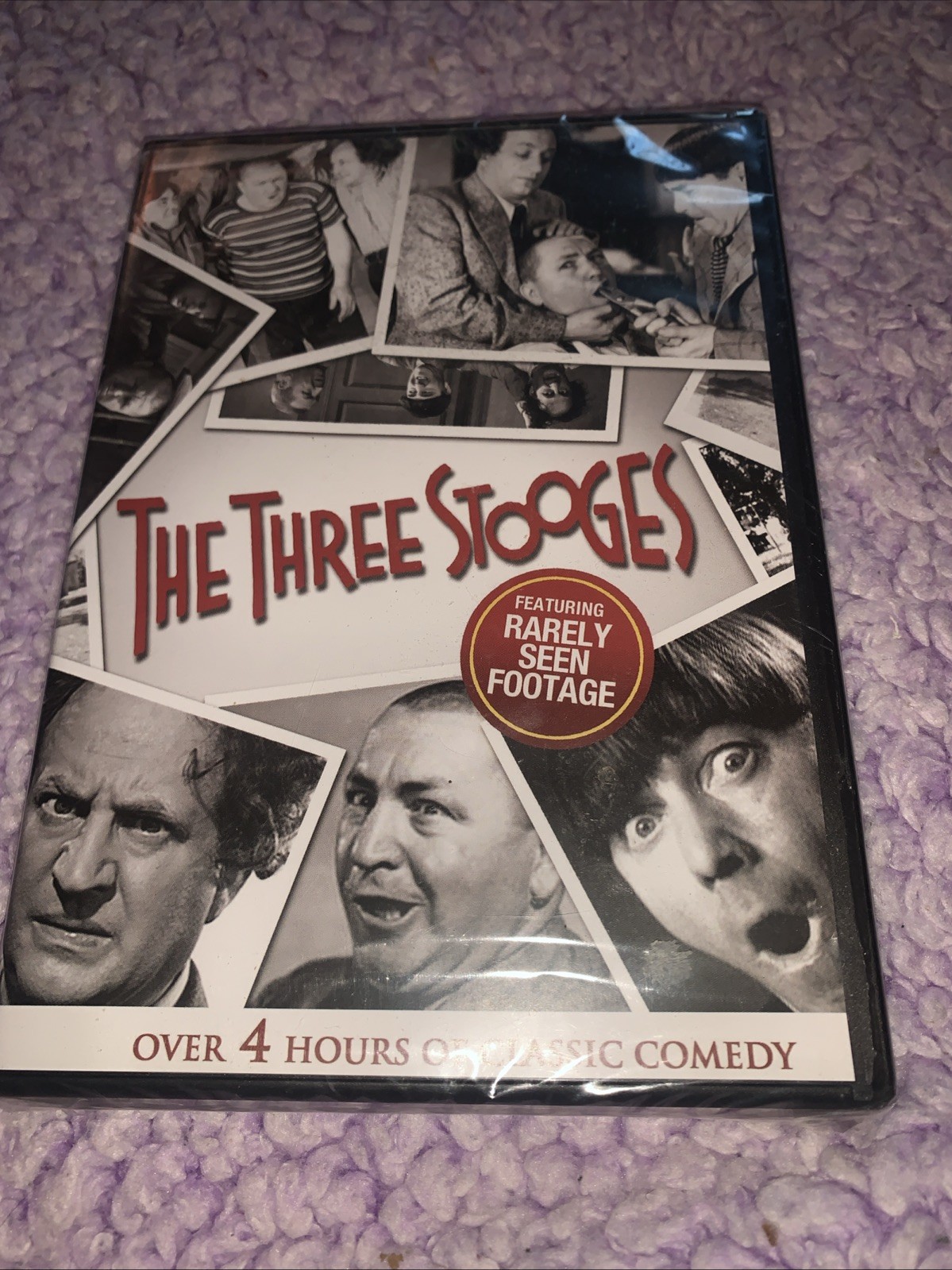 The Three Stooges:The 75th Anniversary-Rarely Seen Footage-DVD-Over 4 HRS Comedy