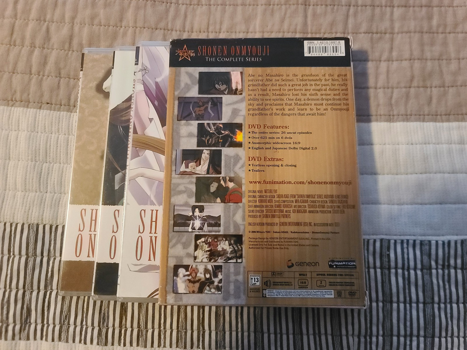 Shonen Onmyouji Shounen Onmyoji COMPLETE OFFICIAL US DVD SET 1-6 Thinpack