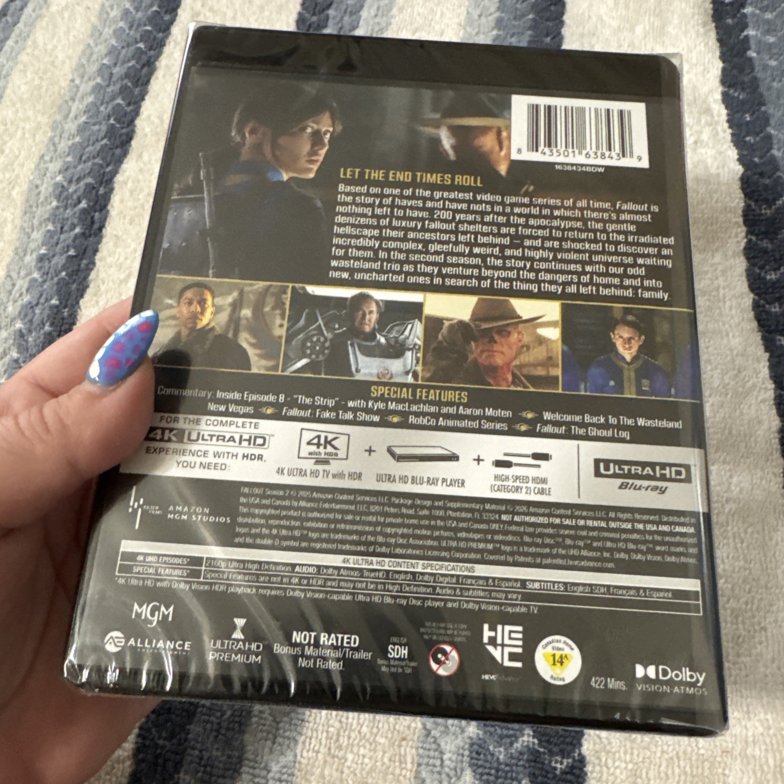 NEW** Fallout: Season 2 Two [4K UHD Blu-ray] 4K Mastering, Dolby