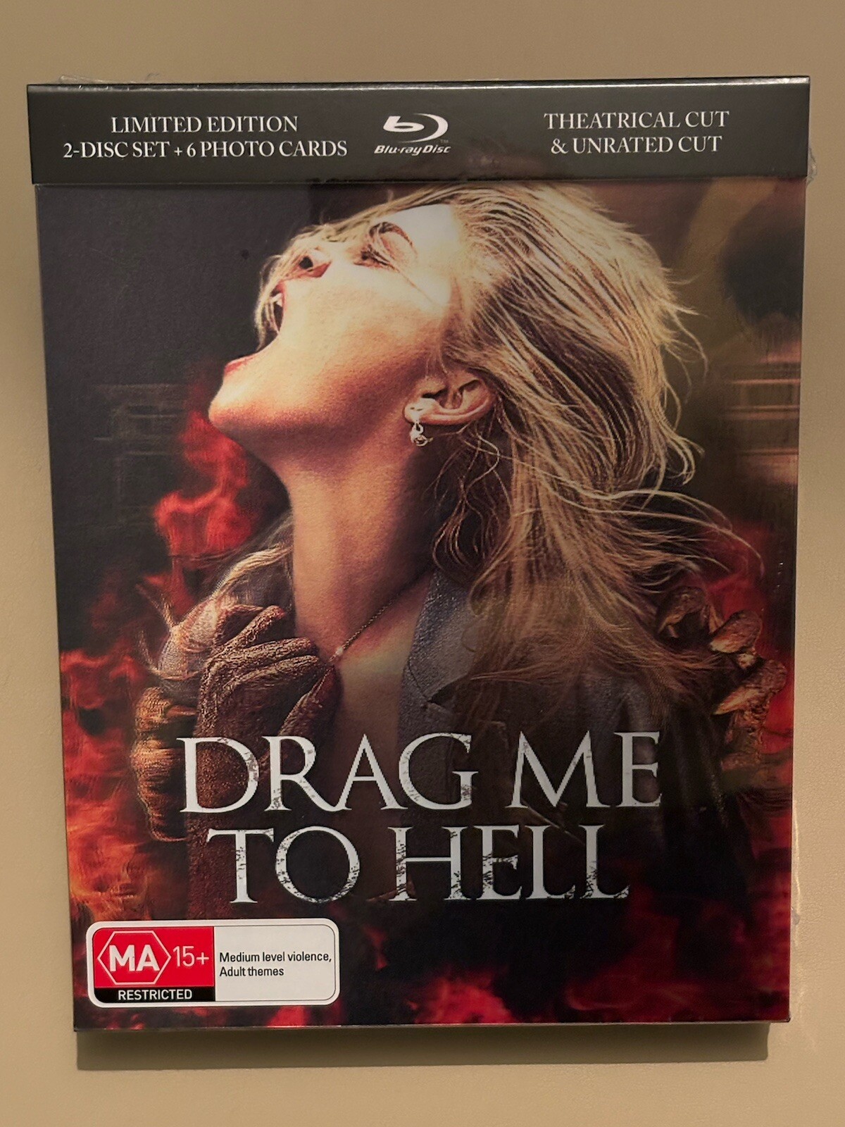 Drag Me To Hell Blu-Ray Lenticular Hardbox VVE #849/1250 Region Free SEALED OOP