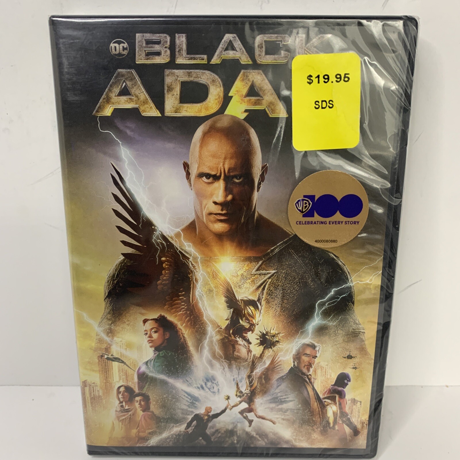 BLACK ADAM -DVD 2022 NEW * Dwayne Johnson * FREE SHIPPING Sealed