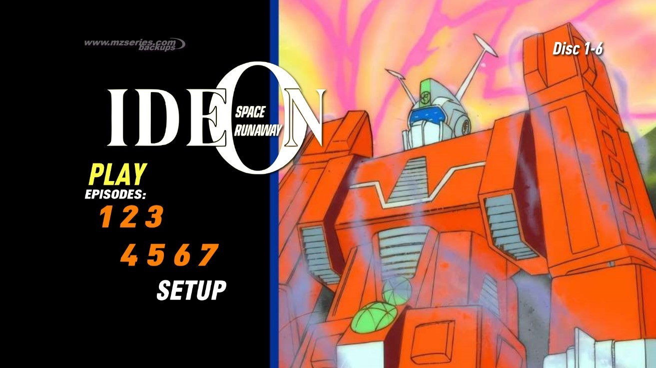 Space Runaway Ideon Collection | MZ Collection | TV Series + Movies