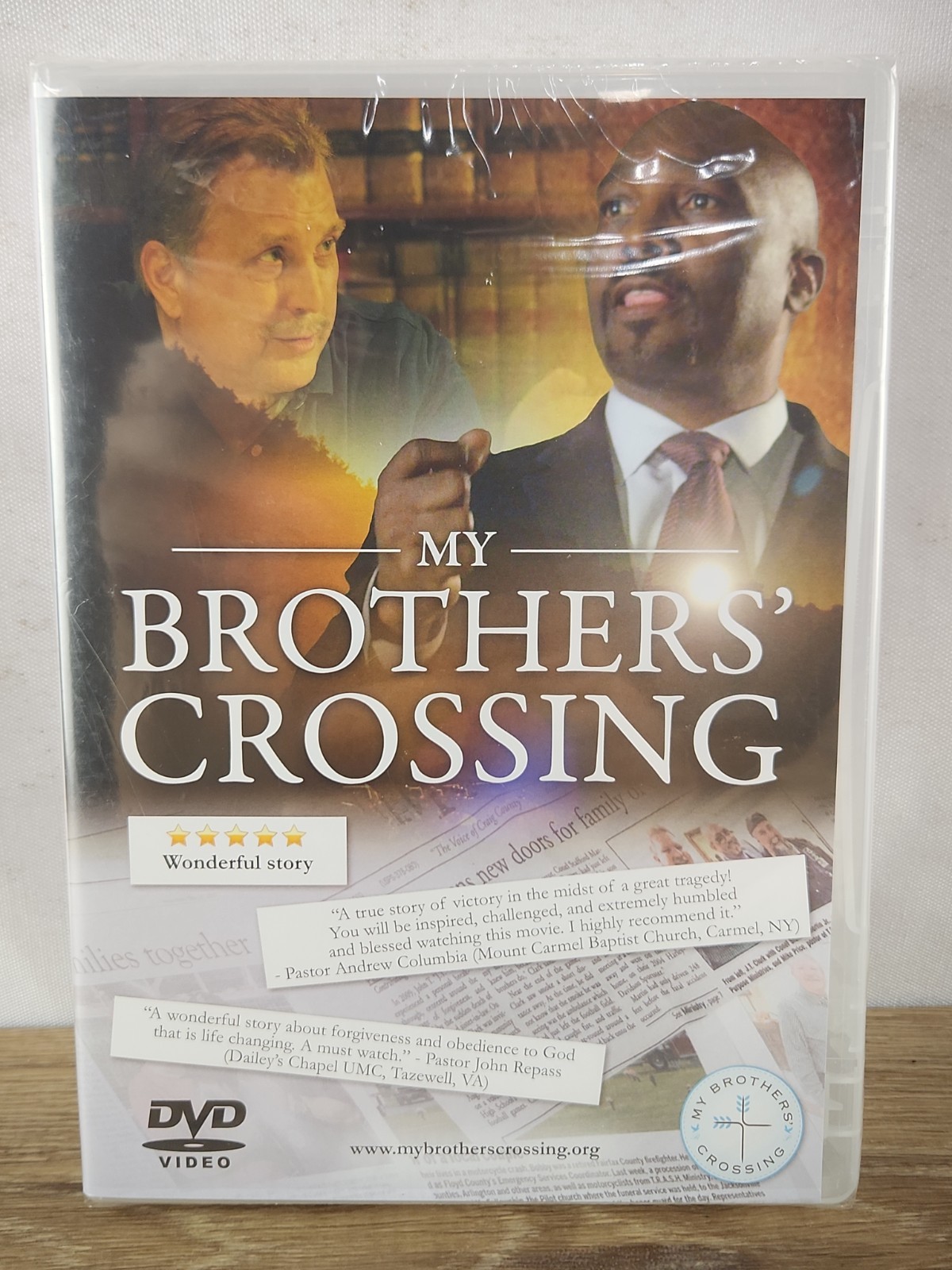 My Brothers’ Crossing DVD Sealed Faith Based Christian Drama True Story