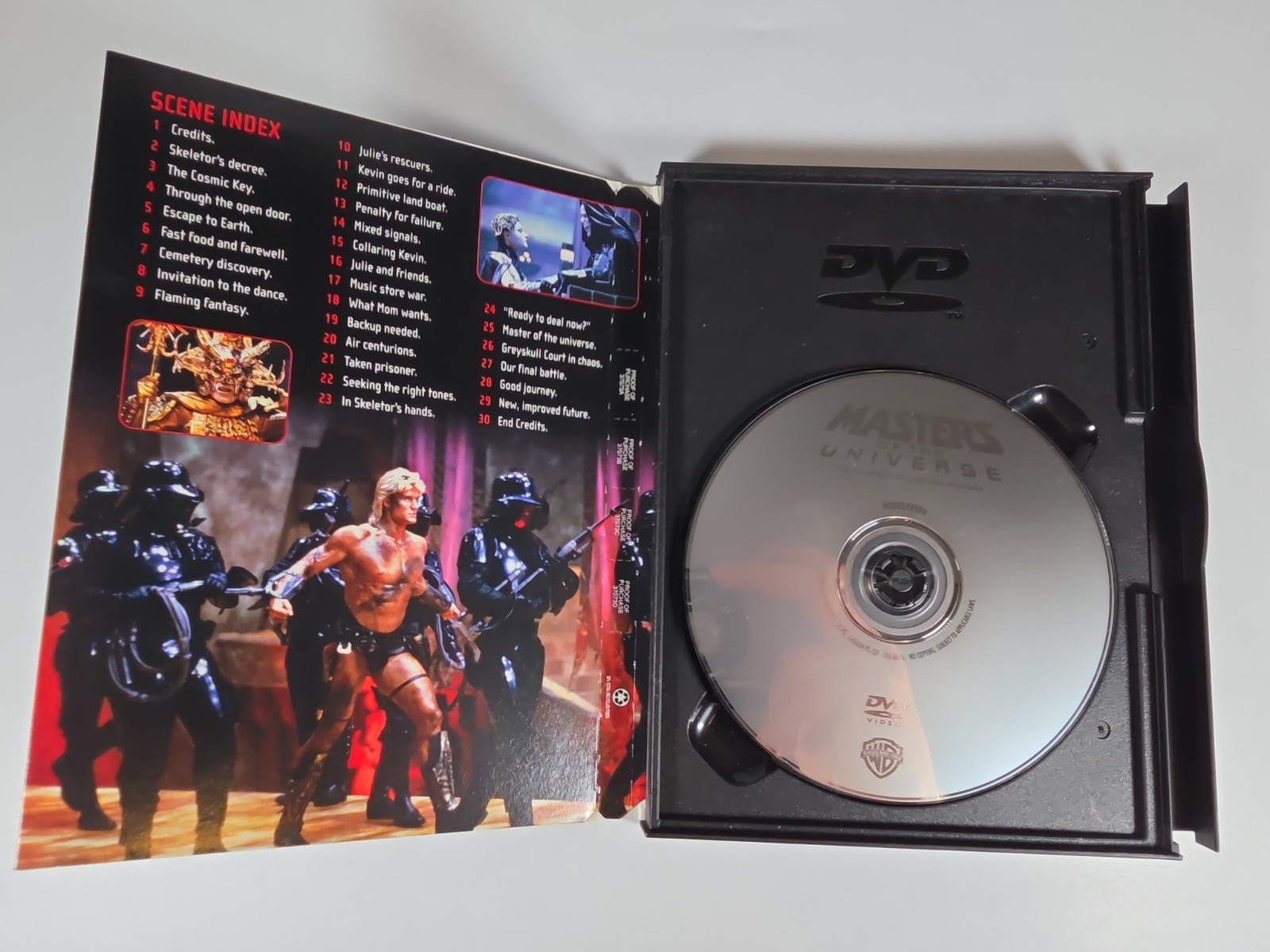 Masters of The Universe (1987) DVD Rare OOP Dolph Lundgren Original Snapcase