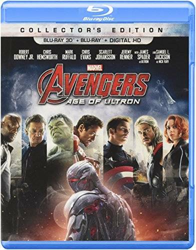 Marvel’s Avengers: Age of Ultron (Collector’s Edition) (Blu-ray 3D + Blu- – GOOD