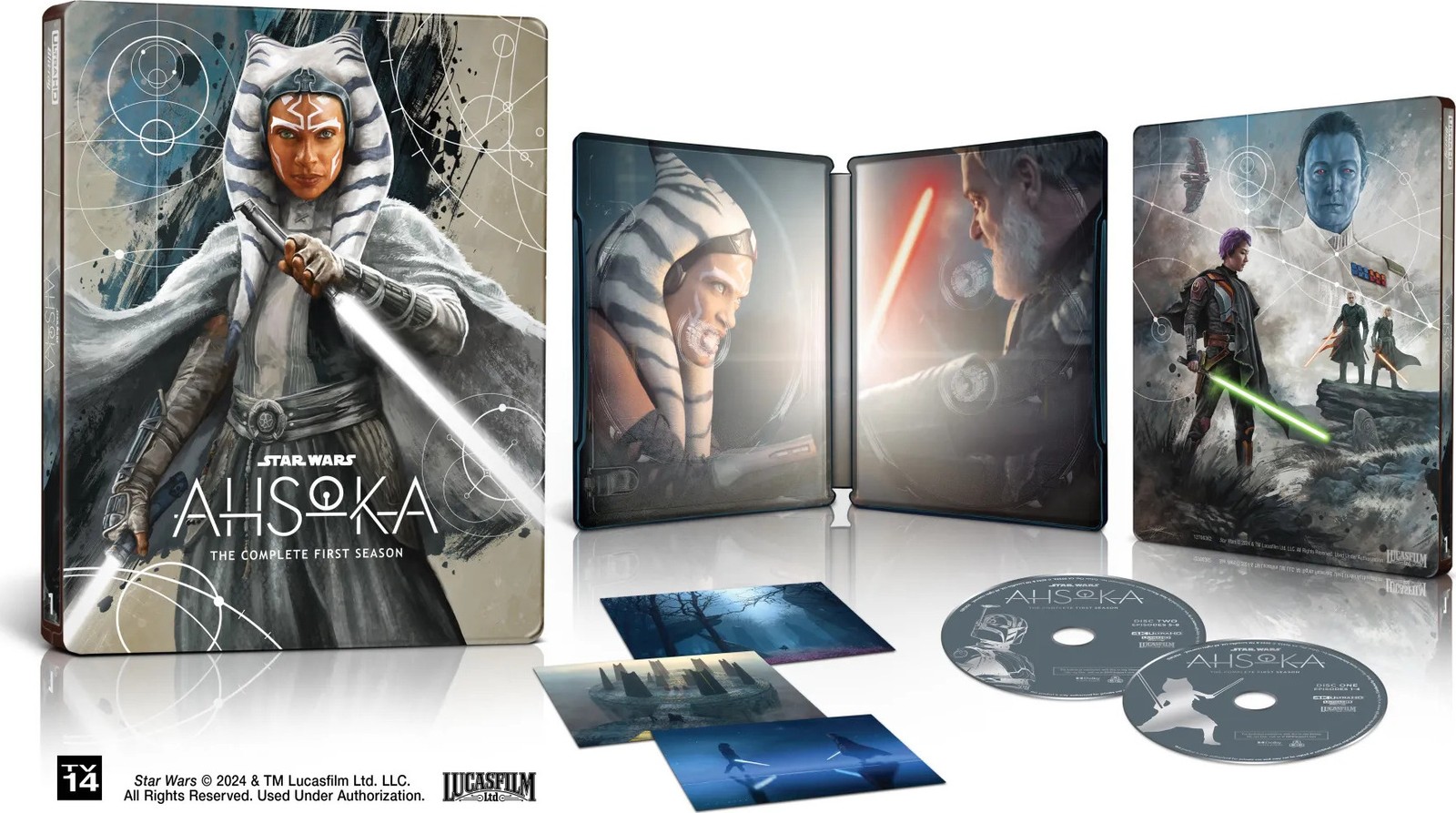 Steelbook Ahsoka: Complete Season 1 (UHD) New
