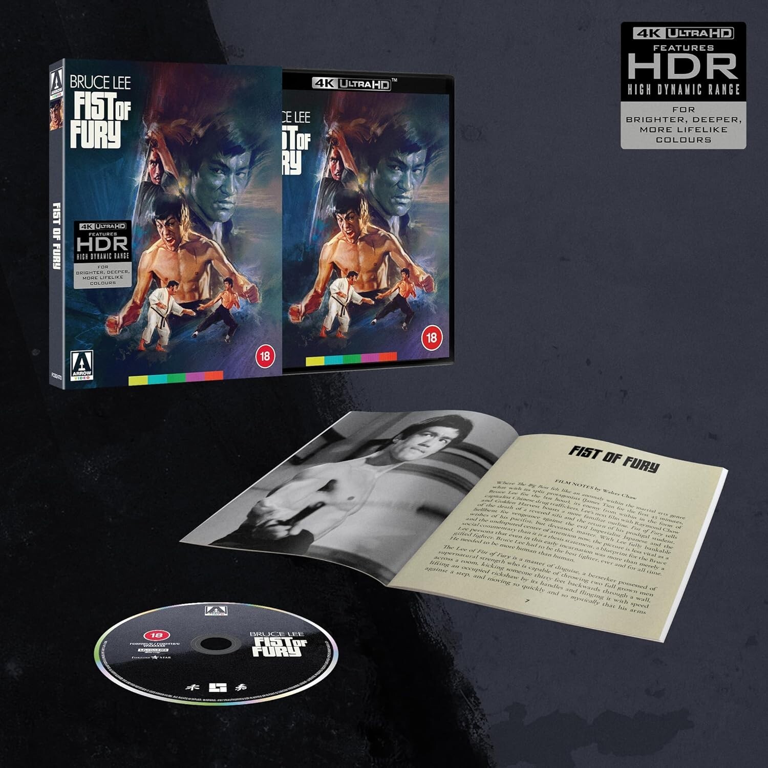 The Way of the Dragon / Big Boss / Fist of Fury / Game of Death 4K UHD LtdEd NEW