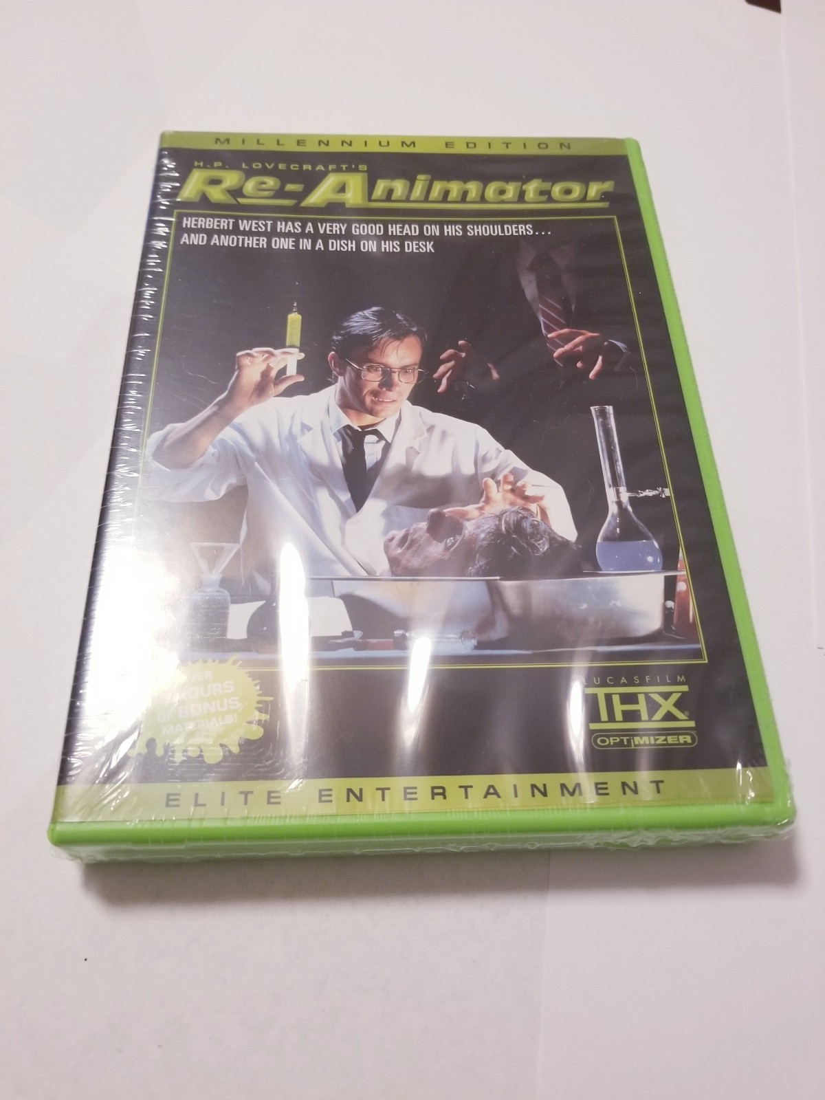 HP Lovecrafts Re-Animator – Millenium Edition (2002, 2-disc DVD set) Green