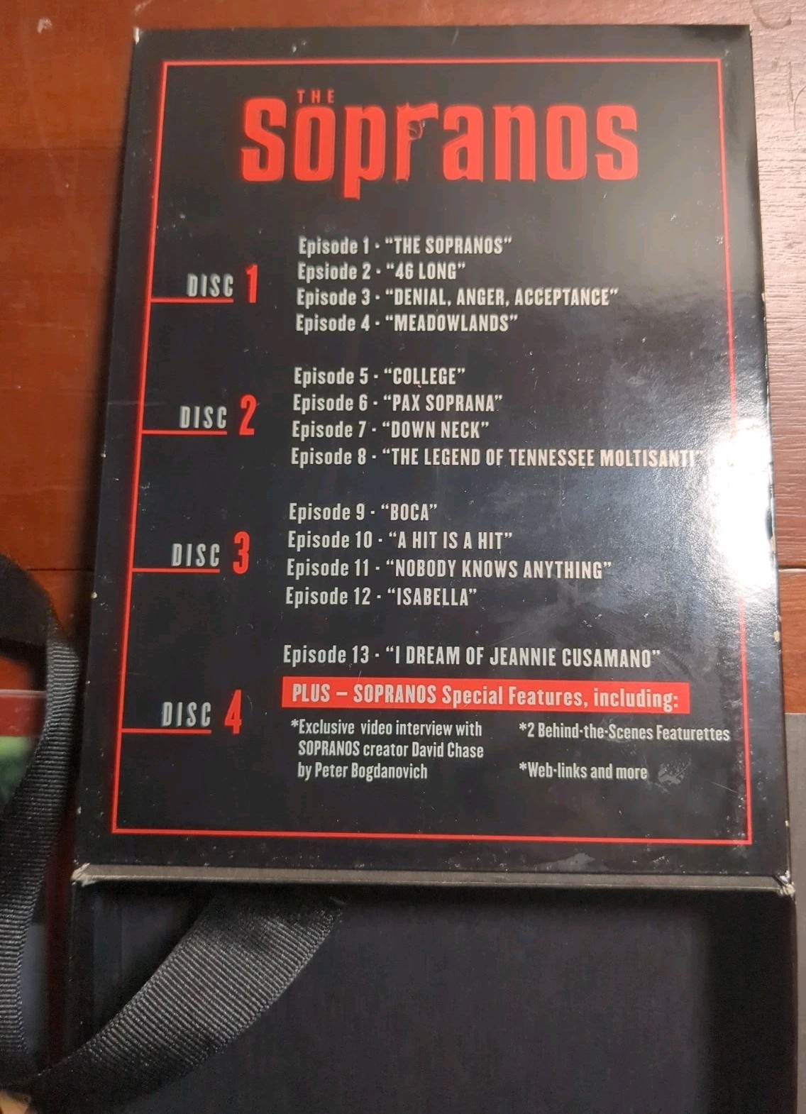 The Sopranos: the Complete First Season (DVD, 2000, HBO Home Video)