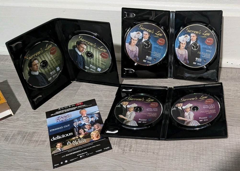Garrow’s Law The Complete Collection Box Set 3 Seasons Acorn PBS (DVD, 2012)