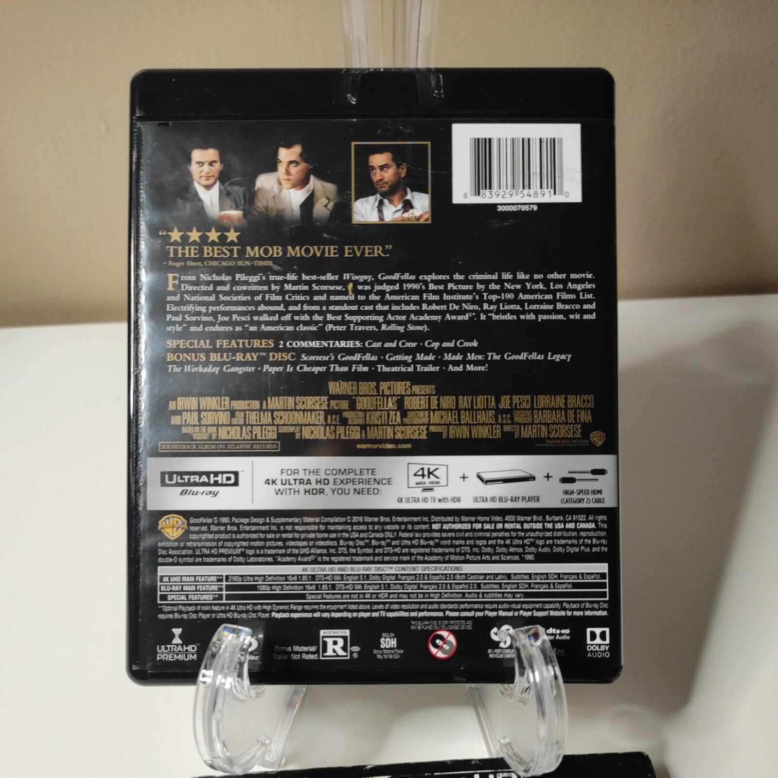 Goodfellas ~ OOP 4K Ultra HD + Blu-ray ~ No Digital ~ Includes OOP Slipcover