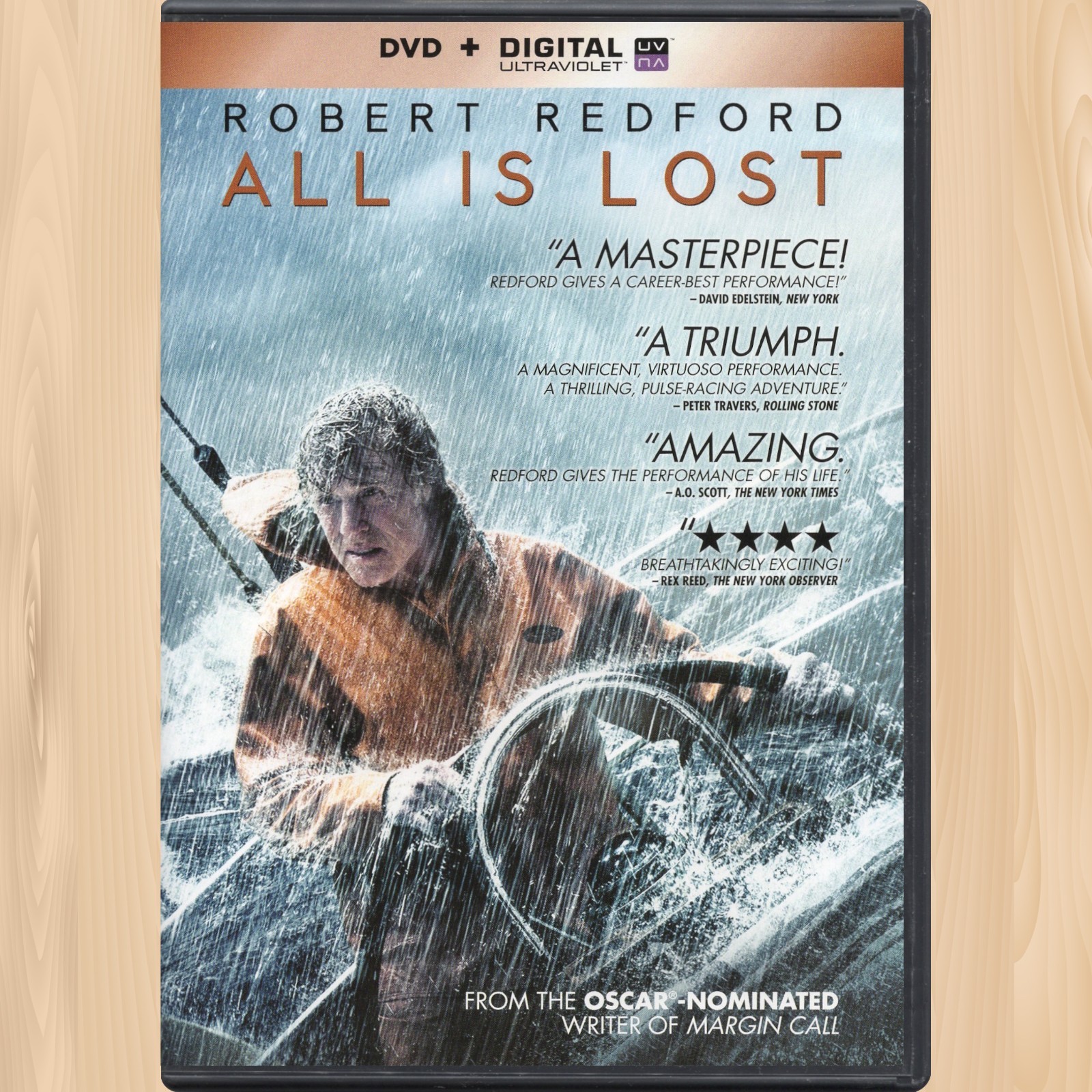 Robert Redford ALL IS LOST DVD written and directed by J.C. Chandor 0220