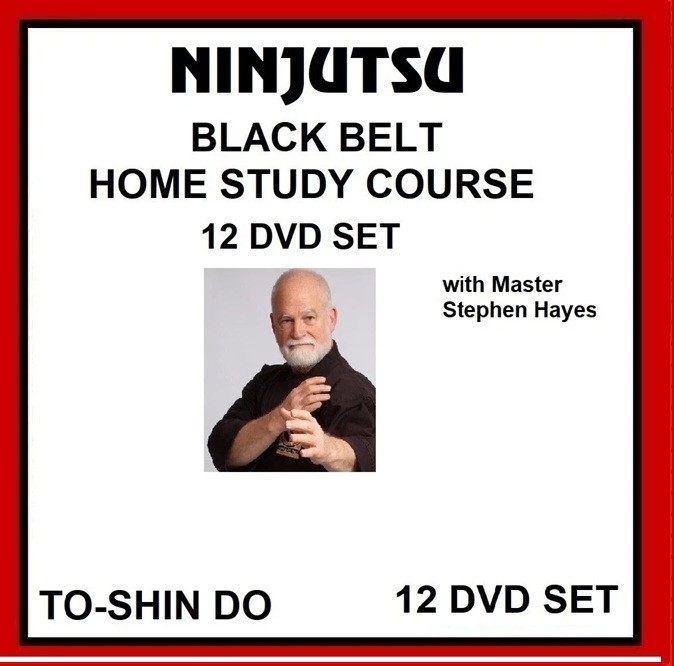 NINJUTSU BLACK BELT HOME STUDY COURSE 12 DVD SET ninja training