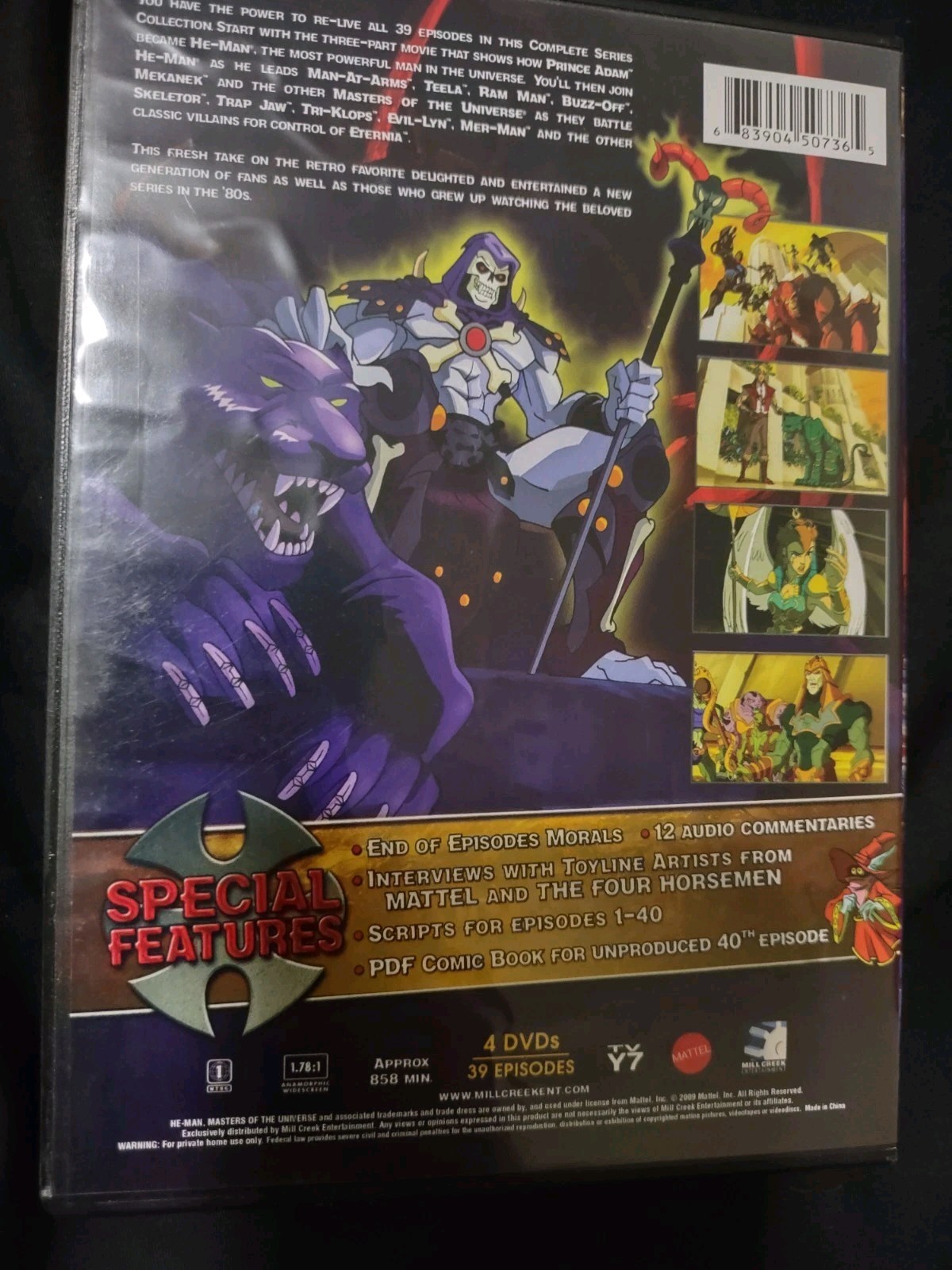 He-Man Masters Of The Universe MOTU 200x + 80s Complete Series DVD Sets