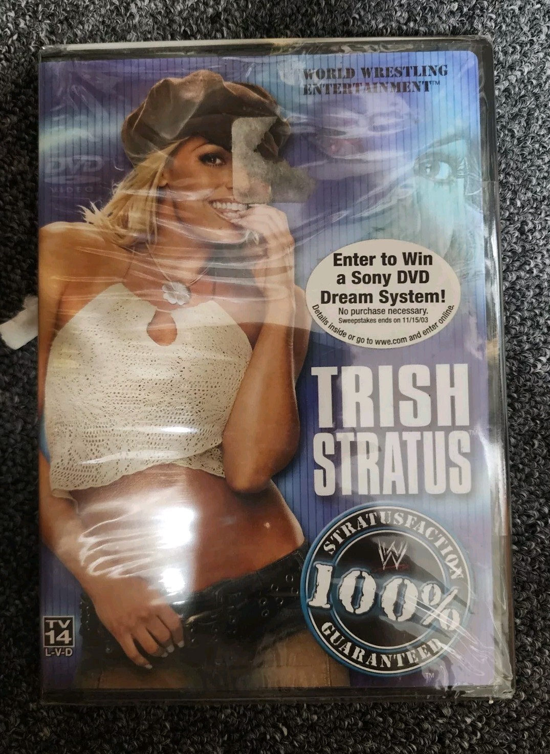 WWE WWF Trish Stratus 100% Stratusfaction Guaranteed Special Edition