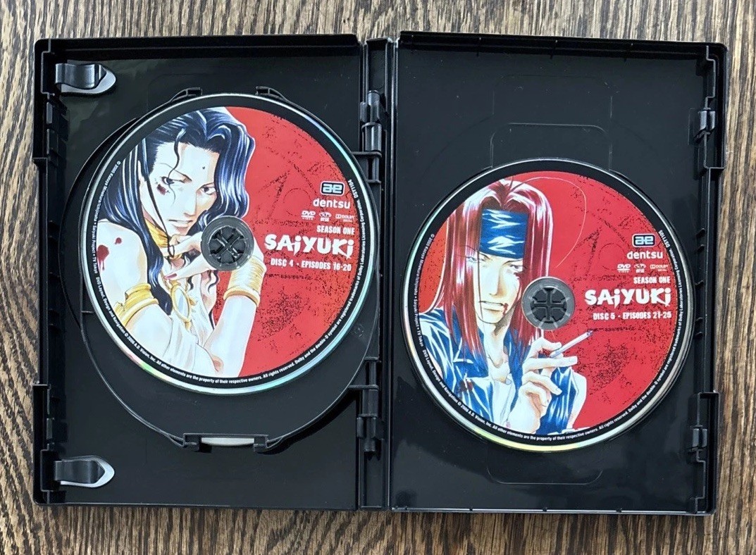 Saiyuki: Complete Collection Seasons 1 & 2 on 10-DVDs, Rated TV14