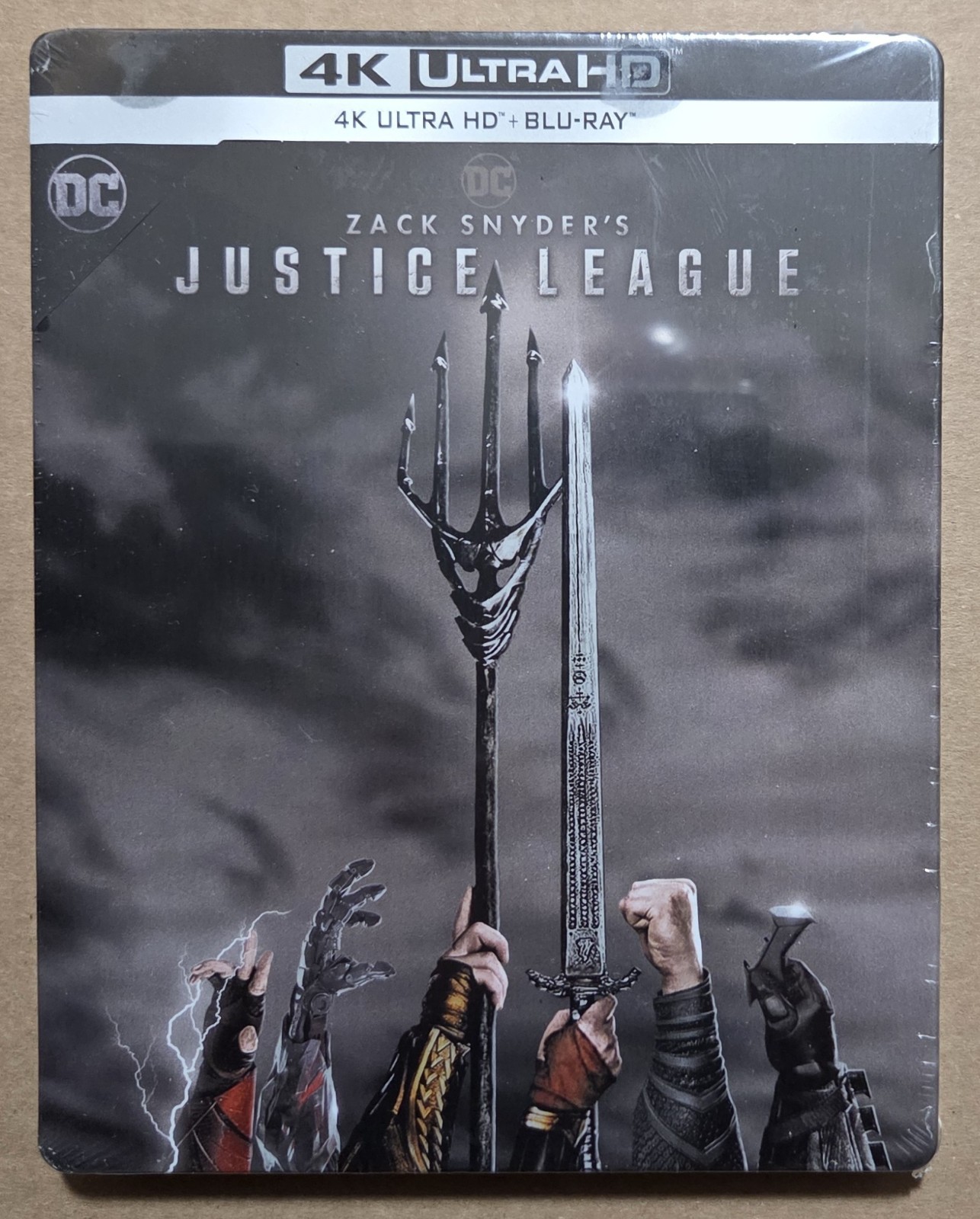 New Sealed Best Buy Zack Snyder’s Justice League 4K Blu-Ray Steelbook Canada