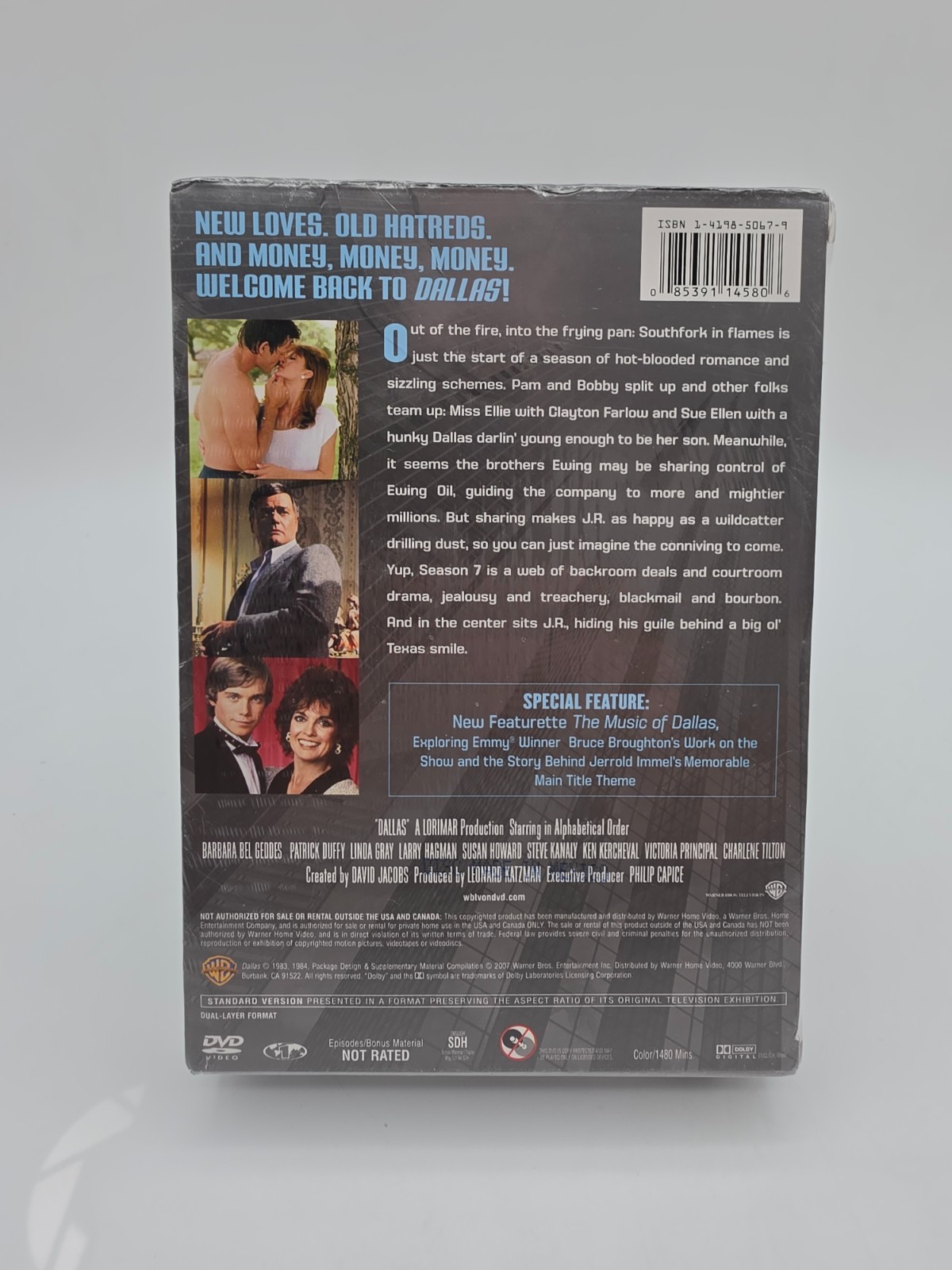 Dallas: The Complete Seventh Season (DVD, 1983) 5-Disc Set Brand New & Sealed